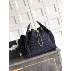 고급 아틀리에 트위드 대형 호보 백 001-222954