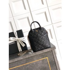 샤넬 25A 스웨이드 스파이더 쉘백 001-222995