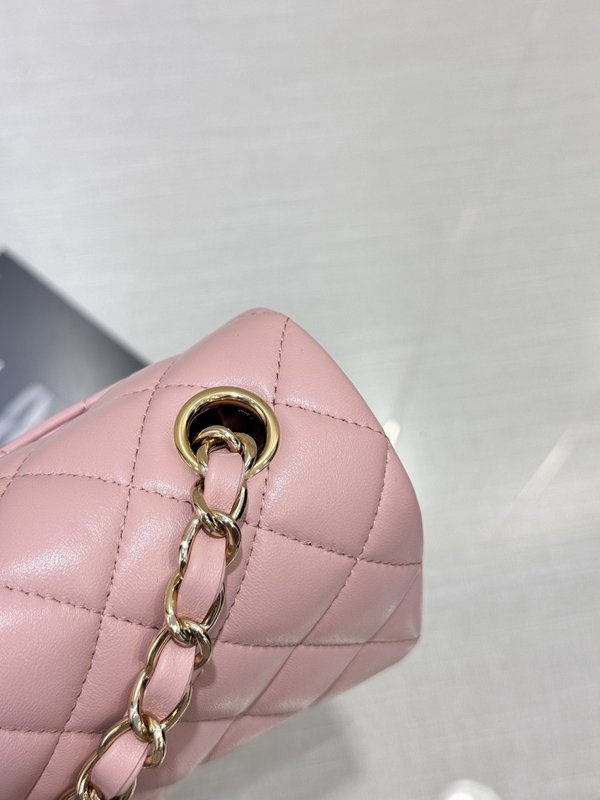 샤넬 핑크 퀼팅 체인 숄더백 001-223064