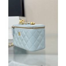샤넬 라이트블루 퀼팅 체인백 001-223066