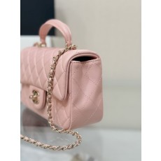 샤넬 핑크 퀼팅 핸드백 001-223114