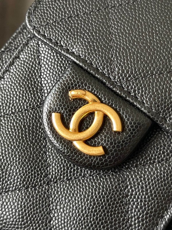 샤넬 빈티지 펠트 가죽 미니 핸드백 001-223130