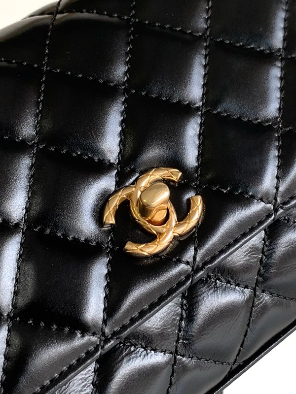 샤넬 클래식 오일드 왁스 소가죽 핸드백 001-223143