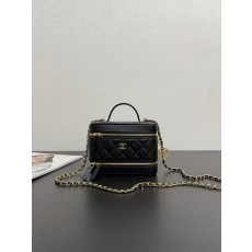 샤넬 더블 지퍼 파우더 박스 핸드백 001-223182