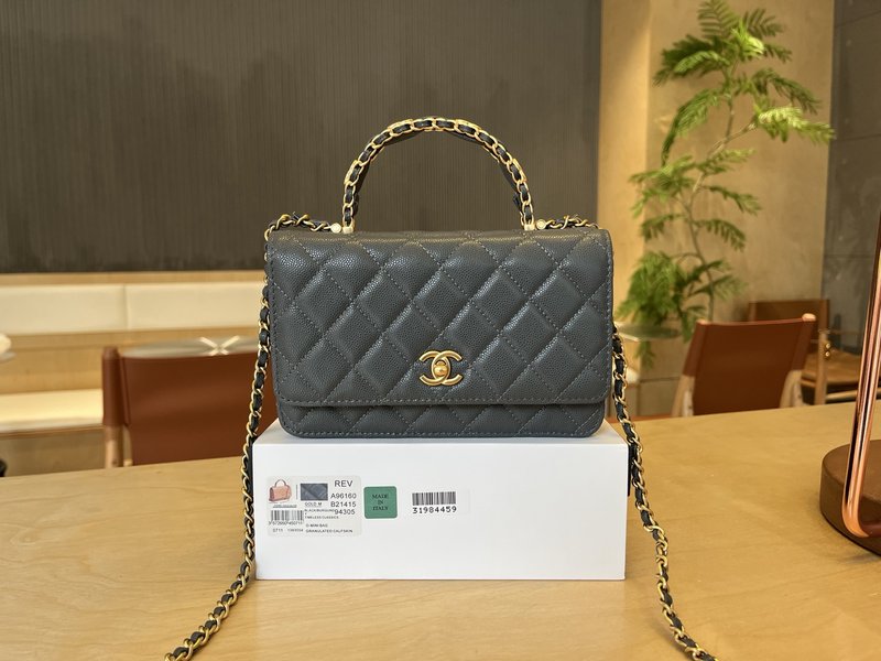 샤넬 더블 C 로고 핸들 WOC 백 001-223270