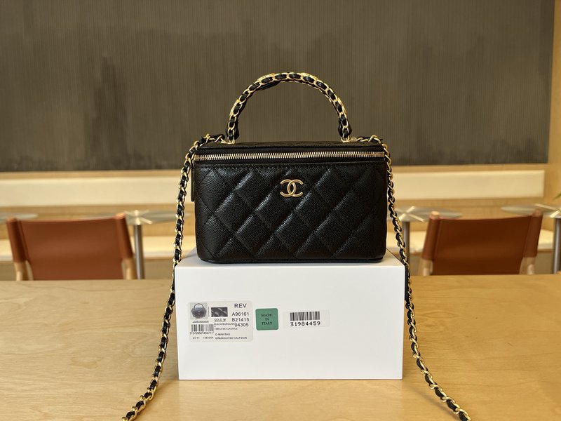 샤넬 더블 C 핸들 메이크업 박스 001-223276