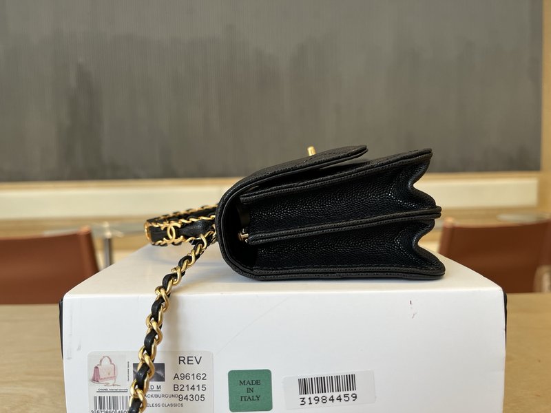 샤넬 더블 C 핸들 아코디언백 001-223280