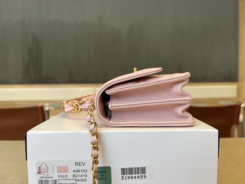 샤넬 더블 C 핸들 아코디언 백 001-223282