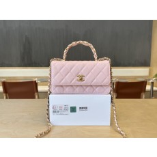 샤넬 더블 C 핸들 아코디언 백 001-223282