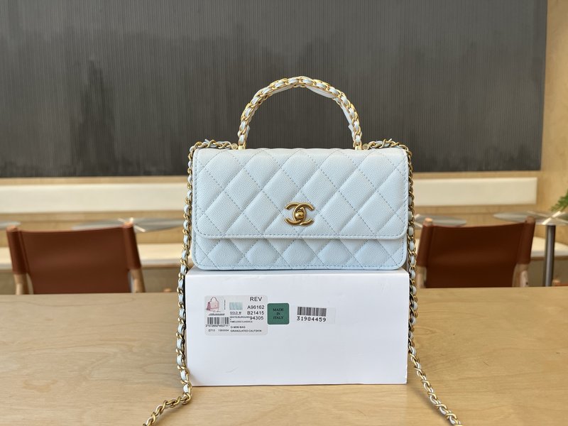 샤넬 더블 C 로고 아코디언 백 001-223294