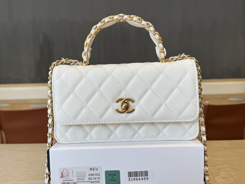 샤넬 더블 C 핸들 아코디언백 001-223295