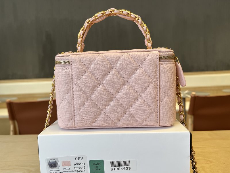 샤넬 더블 C 핸들 메이크업 박스 001-223304