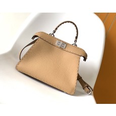 펜디 피카부 아이씨유 소가죽 핸드백 숄더백 001-223386