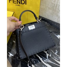 펜디 피카부 페티트 미니 가죽 핸드백 001-223486