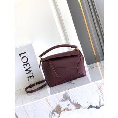 로에베 미니 퍼즐백 버건디 001-223725