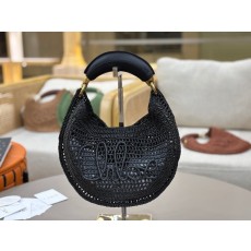 클로에 썸머 바나나 라피아 백 001-223783
