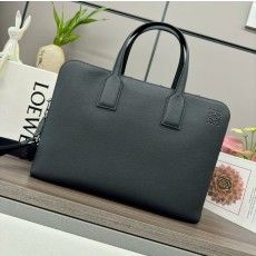 로에베 고야 소프트 그레인 레더 브리프케이스 001-223804