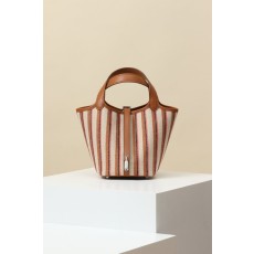 자수 캔버스 피코틴 버킷백 001-223963
