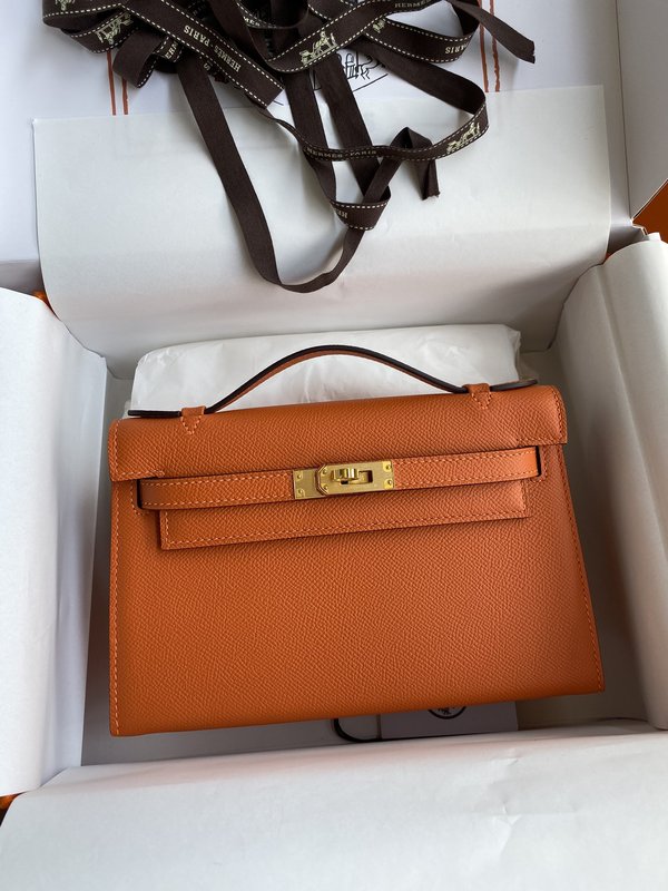 에르메스 켈리 22cm 오렌지 핸드백 001-223989