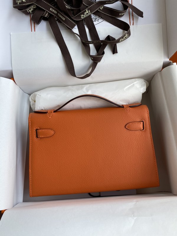 에르메스 켈리 22cm 오렌지 핸드백 001-223989