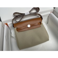 에르메스 에르백 미니 20cm 투톤 핸드백 001-224138