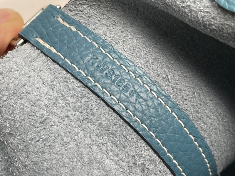 에르메스 피코틴 18cm 하프핸드스티칭 TC 가죽 001-224147
