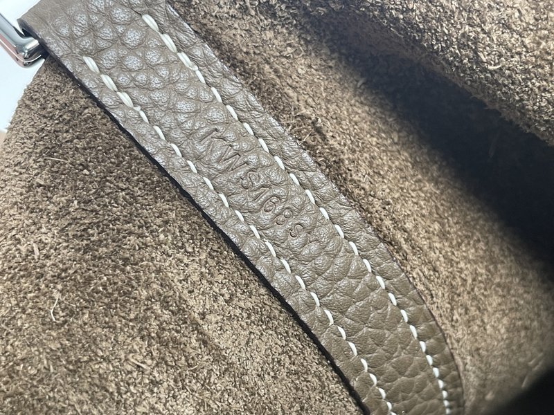 에르메스 피코틴 18cm 하프핸드스티칭 TC 가죽 001-224165