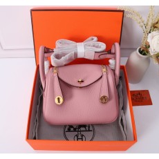 에르메스 미니 린디 19 스칼렛 퍼플 핸드백 001-224197
