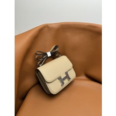에르메스 콩상 19cm 윈드그레이 핸드백 001-224203