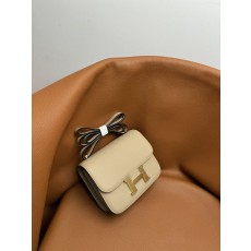 에르메스 콩콩 19cm 그레 스티치 백 001-224204