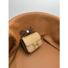 에르메스 콩고르 19cm 밀크티 컬러 핸드백 001-224207