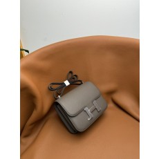 에르메스 콩코드 19cm 틴그레이 핸드백 001-224209