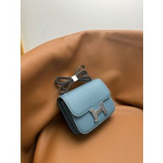 에르메스 콩상 19cm 데님블루 핸드백 001-224313