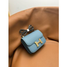 에르메스 콩고르 19cm 데님블루 핸드백 001-224314