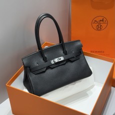 블랙 실버 빈티지 숄더 핸드백 001-224350