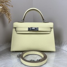 에르메스 미니 켈리 2 세대 엡솜 가죽 핸드백 001-224426