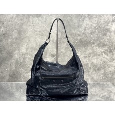 발렌시아가 라지 블랙 숄더백 001-224570