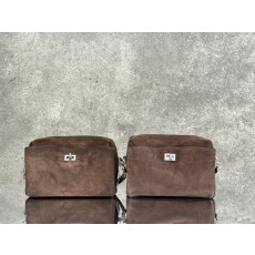 발렌시아가 빈티지 브라운 핸드백 001-224637