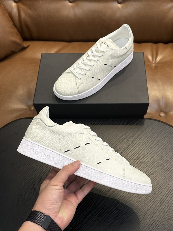 Kiton 남성 소가죽 럭셔리 운동화 001-224641