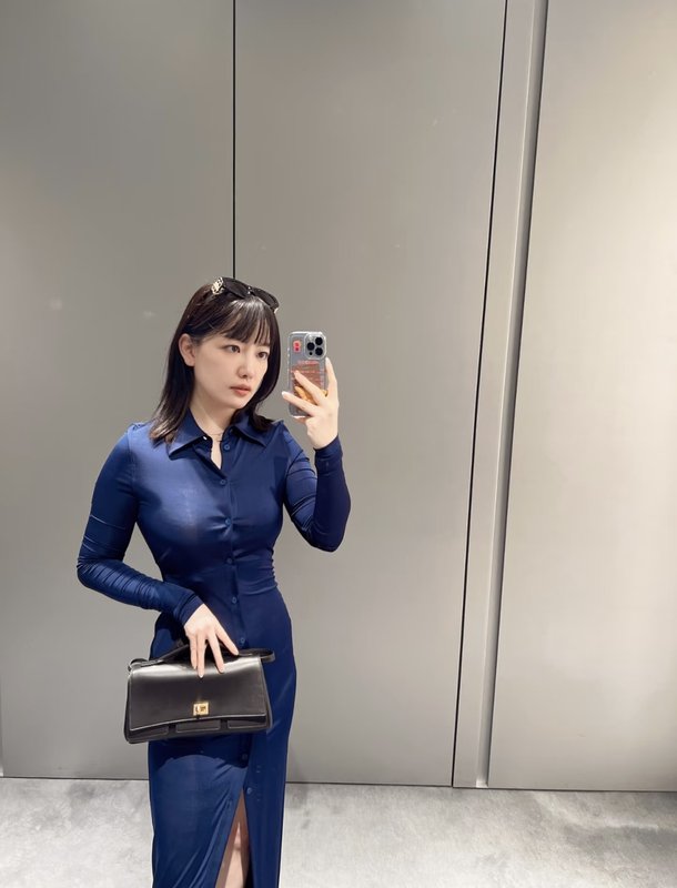 발렌시아가 딥블루 데님 세트 001-224652