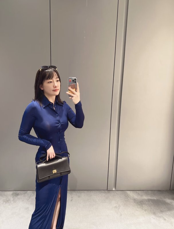발렌시아가 딥블루 데님 세트 001-224652