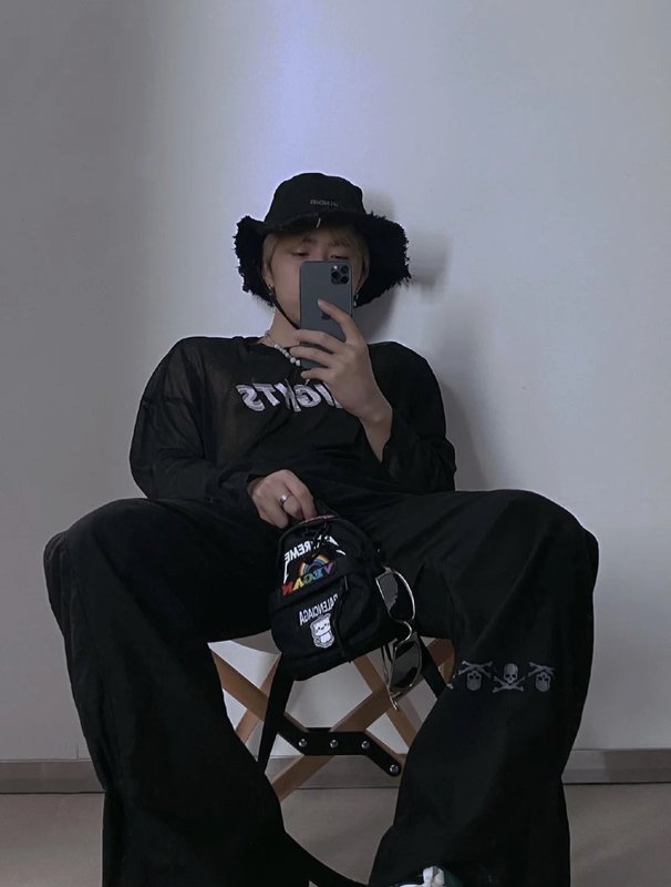 발렌시아가 블랙 오토바이 스타일 백팩 001-224694