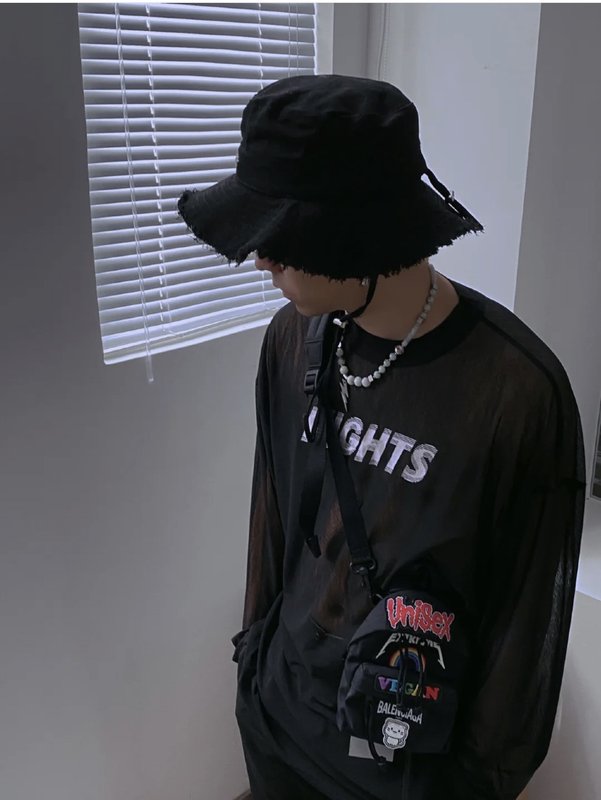 발렌시아가 블랙 오토바이 스타일 백팩 001-224694