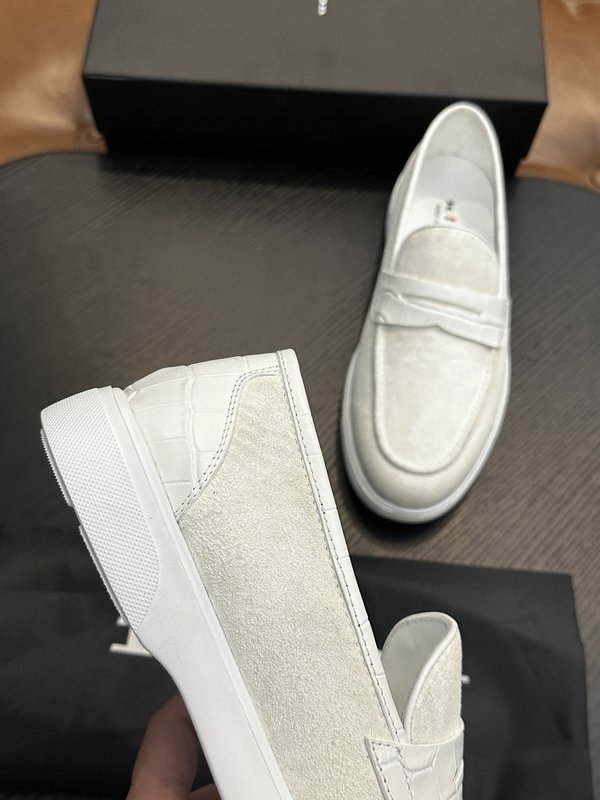 Kiton 남성 송아지 가죽 스니커즈 001-224731