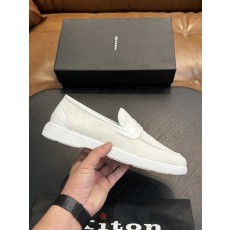 Kiton 남성 송아지 가죽 스니커즈 001-224731
