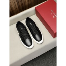 페라가모 남성 로우톱 캐주얼 가죽 슈즈 001-224758