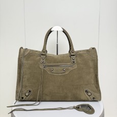 발렌시아가 Le City 스웨이드 모토백 001-224784