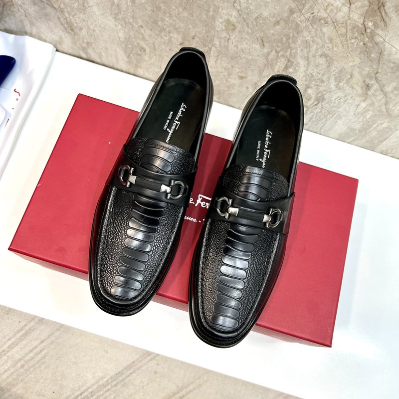 페라가모 남성 정품 가죽 정장 구두 001-224837