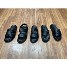 페라가모 2023 신상 블랙 캐주얼 가죽 슈즈 001-224849