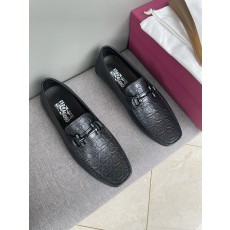 페라가모 남성 수제 가죽 로퍼 슈즈 001-224857